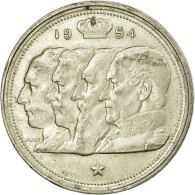 Monnaie, Belgique, 100 Francs, 100 Frank, 1954, TB+, Argent, KM:138.1 - 100 Frank