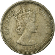 Monnaie, Etats Des Caraibes Orientales, Elizabeth II, 25 Cents, 1965, TB+ - Territoires Britanniques Des Caraïbes