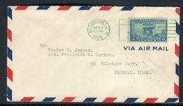 Etats Unis - Enveloppe De Washington Pour Needham En 1928 , Oblitération Verte " Aéronautiic Conférence "-  Réf M71 - Marcofilia