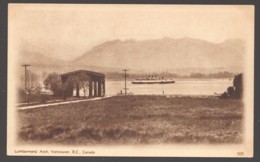 1932 Sepia View Card #505 Lumbermen's Arch, Vancouver BC Unused - 1903-1954 Kings