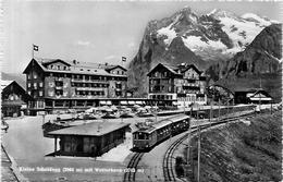 CPSM Suisse Helvétia Chemin De Fer Train Station Gare Non Circulé Wetterhorn - Horn