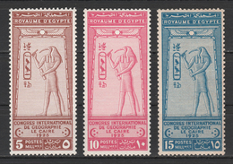 Egypt - 1925 - ( International Geographical Congress ) - Complete Set - MNH** ( 15m Second Printing/Rare ) - Neufs