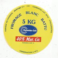 Autocollant ,  Fromage Blanc , CHARENTE-LAIT ,  17 , SURGERES - Autocollants