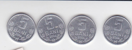 Moldova , Moldavie , Moldawien , 2004 ,  5 Ban , 4 Ex. Coins - Moldavië