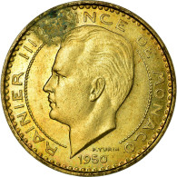 Monnaie, Monaco, 10 Francs, 1950, SUP, Cupro-Aluminium, Gadoury:139, KM:E24 - 1949-1956 Franchi Antichi