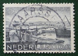 6 Ct Curacao Zegel NVPH 267 (Mi 274) 1934 MAARSEN Gestempeld / USED NEDERLAND / NIEDERLANDE - Used Stamps