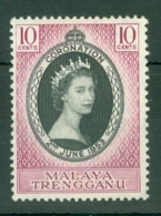 Malaya - Trengganu: 1953   Coronation      MH - Trengganu