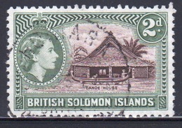 British Solomon Islands 1956 Single 2d Stamp From The Definitive Set. - Iles Salomon (...-1978)