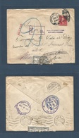 Mexico - XX. 1914 (Aug 3) US Occup Of Veracruz - Cuatitlan. Fkd US 2 Cts + Taxed + Due Mark + Resealed Label + 5 Diff  M - Mexique