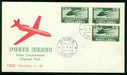 FD Italy FDC 1962 MiNr 1119 | Air Mail - FDC