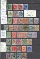 G447-LOTE SELLOS GRAN BRETAÑA REINO UNIDO  107,00€ .REYES JORGE V Y EDUARDO VIII 1912/1936.USADO CLASSIC. - Used Stamps