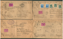 1933-42. 4 Db Szép értéklevél - Used Stamps