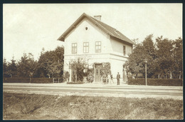 ZALACSÁNY 1908-10. Cca. Vasútállomás, Régi, Fotós Képeslap - Ungarn