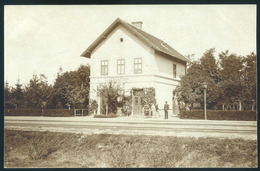 ZALACSÁNY 1908-10. Cca. Vasútállomás, Régi, Fotós Képeslap - Hungary