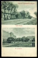 HAJDÚBÖSZÖRMÉNY 1906. Vasútállomás, Régi Képeslap  /  Train Station Vintage Pic. P.card - Ungheria