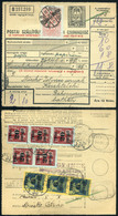 BUDAPEST 1945.10.16. Inflációs Csomagszállító Kerektelekire Küldve, Postaügynökségi Bélyegzéssel - Covers & Documents