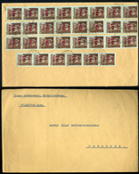 BAKTALÓRÁNTHÁZA 1945. Dekoratív Infla Levél 30db Bélyeggel Debrecenbe Küldve - Storia Postale