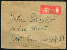 HÓDMEZŐVÁSÁRHELY 1946.07.31. (!! Az Infláció Utolsó Napja) Levél 2*1Millió AP Bérmentesítéssel Az USA-ba Küldve  /  Last - Covers & Documents