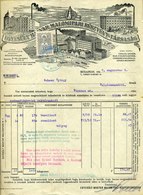 BUDAPEST 1937. Egyesült Malomipari Rt. Fejléces, Céges Számla - Unclassified