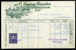 ENYING 1933. Enyingi Gőzmalom Fejléces, Céges Számla - Zonder Classificatie