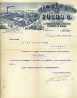 BUDAPEST 1906. Fuchs G. Hídmérleg Gyár  Fejléces, Céges Számla - Non Classificati