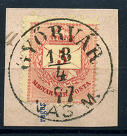 GYÖRVÁR 5Kr Luxus Bélyegzés - Used Stamps