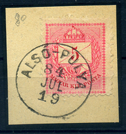 ALSÓPULYA 5Kr Szép Bélyegzés - Used Stamps