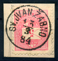 SV IVANZABNO 5kr Szép Bélyegzés - Used Stamps