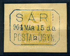 SÁR Kék Postaügynökségi Bélyegzés - Used Stamps