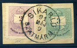 SIKARLO  Krajcáros Kivágás, Szép Bélyegzés - Used Stamps
