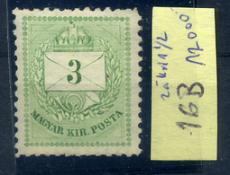 3Kr 16B Postatiszta  * - Used Stamps