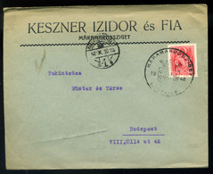 MÁRAMAROSSZIGET 1940. Céges Levél Visszatért Bélyegzéssel Budapestre - Covers & Documents