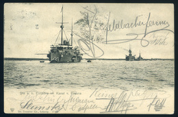 K.u.K. Haditengerészet, I.VH POLA Hadihajó, Régi Képeslap  /  KuK NAVY WW I POLA Warship Vintage Pic. P.card - Ungheria