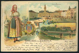 AUSZTRIA Teschen 1902. Litho, Régi Képeslap  /  Litho  Vintage Pic. P.card - Sonstige & Ohne Zuordnung