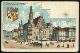 BRESLAU 1901. Litho Képeslap - Poland