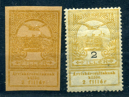 Árvíz 2f Próbanyomat - Used Stamps