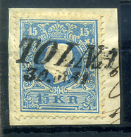 TOLNA 15Kr Szép Bélyegzés - Used Stamps