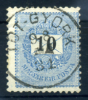 TÓTGYÖRK / GALGAGYÖRK 10Kr Szép Bélyegzés - Used Stamps