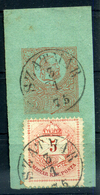 SZATMÁR Utalvány Kivágás, Vegyes Bérmentesítés Szép Bélyegzés - Used Stamps