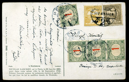 PÉCS 1917. Helyi, Portózott Képeslap - Used Stamps