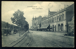 DEBRECEN 1906. Piac Utca, Lusztig üzlete, Régi Képeslap  /  Market St Lusztig's Shop  Vintage Pic. P.card - Hongarije