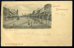 DEBRECEN 1900. Piac Közép Részlet, Régi Képeslap  /  Market Detail Vintage Pic. P.card - Ungarn