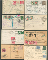 1910-50. Cca. PORTÓS Küldemények, 38 Db! Csak Normális Minőségben,sok érdekességgel.Jó Tétel!  /  POSTAGE DUE 38 Pieces  - Used Stamps