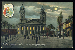 DEBRECEN 1912. Régi Képeslap, Címeres  /   Vintage Pic. P.card Coat-of-arms - Hungary