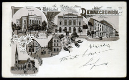 DEBRECEN 1898. Litho Képeslap - Hungary
