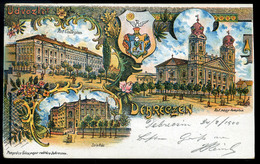 DEBRECEN 1900. Litho Képeslap - Hungary