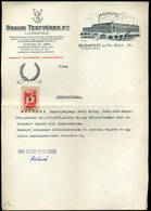 BUDAPEST 1950. Braun Testvérek Likőrgyár, Fejléces, Céges Levél - Zonder Classificatie