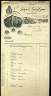 BUDAPEST 1915. Cca. Hotel Angol Királyné Szálloda , Fejléces Céges Számla  /   Decorative Letterhead Bill, Queen Of Engl - Unclassified