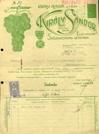 BUDAPEST 1943. Király Dezső Szőlőgazdasági Gépgyár , Fejléces Céges Számla - Zonder Classificatie