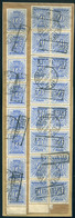 1939. Kék Portó 16*40f +8*80f Kivágáson - Brieven En Documenten